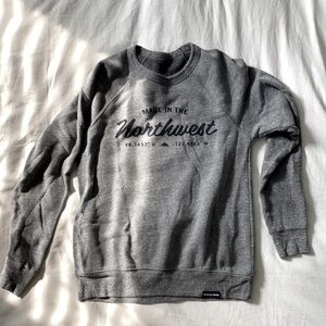 Woods Coffee Ultra Soft Grey Sweatshirt